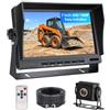 Jansite AHD 1080P Telecamera di retromarcia 7'' Kit telecamera di retromarcia per furgoni IP69 Impermeabile retrocamera auto Super Visione notturna retrocamera per auto camion
