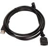 Zunate Cavo per Scanner USB da 2 m/6,6 Piedi per Verifone VX805 VX820, 480 Mbps Dual 14 Pin IDC DC5521 Alimentatore Femmina a USB 2.0 AM Cavo di prolunga per scansione