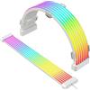 Dpofirs Cavi di Alimentazione RGB, Kit Cavo di Prolunga di Alimentazione RGB, Luminosità 5 V ARGB Cavo di Alimentazione della Scheda Madre a 3 Pin Cavi PSU