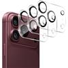Liilaa Protezione Fotocamera per iPhone 18 Pro Max, 3 Pezzi, Trasparente | Protezione in vetro temperato per lente fotocamera, antigraffio, durezza 9H, compatibile con cover e scatto notturno