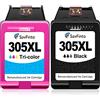 SavFinto 305XL Cartucce Remanufactured per HP 305 Cartucce d'inchiostro Compatibili per HP Deskjet Inoltre 2700 4110 4120 4122 6000 6010 Envy 6020 6022 6030 Envy Pro 6420 6422 6430 6430 6400
