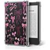 Ayotu Custodia per Kobo Clara Colour & Clara BW, custodia protettiva trasparente sottile (farfalle magenta vivaci)
