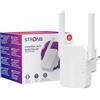 STRONG Ripetitore WiFi 300Mbps, Amplificatore WiFi, Porta LAN 100Mbps, Extender e Access Point, Indicatore Segnale LED, Installazione Facile, WPS, Compatibile con Router