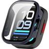 BoerHang Cover Compatibile con Garmin Fenix 9 Pro 51mm | Custodia Anti-collisione in PC Rigido + Pellicola Protettiva in Vetro Temperato.(Blu inchiostro)