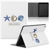 Stradvnaly Tablet Cover per Lenovo Tab M10 3rd Gen 10,1, Custodia con Aesthetic Stella Marina Conchiglia Motivo Holder Flip Case in pelle PU con Supporto Tablet Backcover