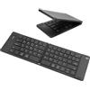 Rii Tastiera Bluetooth pieghevole RK808 con touchpad | Tastiera Bluetooth portatile e ricaricabile, pieghevole, mini trackpad, tastiere da viaggio per iPad, iPhone, Windows, Mac