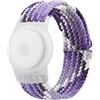 Vancle Bracciale Airtag per Apple per Bambini, Cinturino Elastico Braccialetto AirTag 2nd Gen (2026) & 1st Gen, Aggiornamento Nylon Regolabile Cinturini Regolabile Anti-Perdita Loop per Bambini Anziani