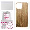 apgo BACK SKIN Film Pellicola protettiva Protezione Posteriore per Apple iPhone 13 Pro Max, skin sticker film foil vinyl Legno di pino antico