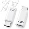 HAUXGOGO Adattatori da USB-C a Lightning per Ricarica/Audio | Trasferimento Dati 480 Mbps, Ricarica 35W, Controllo via Cavo, Riproduzione Musicale e Telefoniche (2 pezzi)