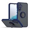 HONLEN Custodia per Samsung Galaxy A26 5G / Samsung Galaxy A26 (4G) (6.7 Inches), Cover per Cellulare in Silicone Opaco Trasparente con Supporto ad Anello - Blu Reale
