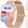 Hwagol Smartwatch Donna Uomo, 1.85'' Orologio Smartwatch con Chiamata Bluetooth, Smart Watch con Contapassi/Sonno/SpO2/Cardiofrequenzimetro, 140+ Sportive Orologio Fitness per Android iPhone