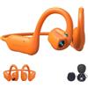 Generic Cuffie Bluetooth con fotocamera da 8 MP stabilizzata EIS e assistenza AI (Orange)