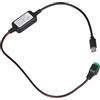 Navna Cavo di ricarica da 2 pin a tipo C maschio Step Down da 12 V 24 V a 5 V 3 A per elettronica e gadget, modulo di ricarica USB C