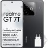 realme GT 7T 12+512GB, Display AMOLED 6,8, Doppia SIM 5G,Nero | Chip Dimensity 8400-MAX, Batteria Titan 7000mAh, Fotocamera AI, Adattatore compreso