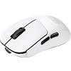 MAMBASNAKE ATTACK SHARK F1 AIR Mouse da Gioco Wireless 39g - Nero/Bianco B | Ultra Leggero, 60K DPI, Dual 8K Polling, PAW3955MAX, Tri-Mode, Batteria 720h, Rivestimento Icy Touch, Driver Web per PC Mac
