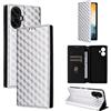 BELLA BEAR Custodia per Telefono TCL K70 NxtPaper 5G-D'argento | Portafoglio con Magnetico, Funzione Kickstand, Cassa Flip del Telefono Cellulare, Protettivo a Prova di Urti
