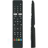 VINABTY Telecomando di Ricambio applicabile per Andrino AN32H01,AN43U01,AN50U01, AN55U01,AN65UQLED1X Smart TV(Senza funzione vocale)