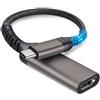 Vancle Adattatore USB C a HDMI 4K, compatibile con Thunderbolt 3/4/5, uscita audio video per Samsung Galaxy modello di telefono, iPhone 16 15 Series, MacBook Pro/Air, iPad Mac XPS Surface (argento grigio)