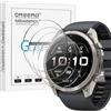 NEWZEROL 4 Pezzi Vetro Temperato Compatibile per Garmin Fenix 9 Pro/9 Pro Solar 51mm | AntiGraffio Alta Risoluzione Senza Bolle Pellicola Protettiva per Garmin Fenix 9 Pro 51mm/Fenix 9 Pro Solar 51mm
