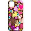 Mixroom - Cover Custodia Back case In TPU Silicone Morbido Per Motorola Moto G32 Fantasia Cuori E Diamanti M742
