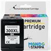 Mondo Stampa Cartuccia Inchiostro compatibile con HP 300XL Nera Alta Resa | Ideale per DeskJet D2560 F4280 ENVY 100 Photosmart C4680. Neri intensi e stampa fluida senza sbavature per casa e ufficio.