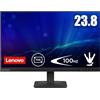 Lenovo L24‑41 Monitor 24 Pollici Full HD IPS, 100Hz, Regolabile, Tecnologia Eye Care Antisfarfallio, HDMI & VGA, Ideale per Ufficio, Studio e Home Office