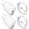 LumFocus 2-Pack Caricatore Per Samsung, 45W Super Fast Charger con 2M Cavo USB-C | Presa Rapido Caricabatterie Per Galaxy S26 S25 S24 S23 S22 S21, A32 A33 A34 A35 A36 A53 A55 A56, Alimentatore USBC Spina