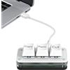 Generic Tastiera Copia Incolla Tastierino Portatile da 3 Tasti | Tastiera per Computer Taglia Copia Incolla Per Ufficio Lavoro Viaggio Videomontaggio Disegno