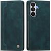 rongki Custodia per Samsung Galaxy S26, Cover in Pelle Sintetica Portafoglio con Slot per Carte, Supporto, Chiusura Magnetica, Antiurto Case per Samsung Galaxy S26, Verde scuro
