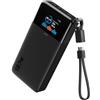 JUOVI 187W Laptop Power Bank 25000mAh con Cavo USB-C Staccabile | Approvato TSA, Controllo Tramite App, Caricatore Portatile per Laptop Dell XPS iPhone 17/16/15/14 Series Samsung e altro