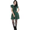 Hell Bunny Hell-Bunny Vixey - Abito Corto in Stile Vintage retrò con Stampa Volpe Anni '60, XS-4XL