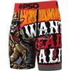 PSD Boxer Uomo Blu Nero Stampa Geometrica | Boxer Elastico in Vita e Microfibra Regalo Originale