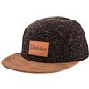 Blackskies Obsidian 5-Panel cap | Basecap Skater Uomo Donna Visiera Scamosciata Cappellino da Baseball Unisex in Lana - Streetwear Outdoor Estate Tempo Libero