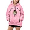 Emmoal Felpe con Cappuccio con Borsa per Gatti, Porta Cane Sportiva Felpe Pullover Kangaroo Pocket Sweatshirt Maniche Lunghe Maglione per Gli Amanti degli Animali