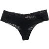 Victoria's Secret Pink - Slip da donna in pizzo piatto, colore: Nero