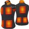 ARRIS Gilet riscaldato da donna, con riscaldamento elettrico, caldo, vestibilità aderente, regolabile, per campeggio, escursionismo, golf, blu (batteria da 7,4 V)