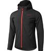 KUTOOK Giacca Invernale Uomo Impermeabile Softshell Giacca a Vento Termica Antivento Trekking Running Escursioni Ciclismo