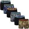 Bonjour Boxer da ragazzo, confezione da 6, in cotone, di design (5 anni - 13 anni)