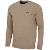 Lyle & Scott Maglione da golf da uomo in misto lana d'agnello girocollo