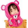 ITODA Cappellino Invernale Antivento per Bambini con Cappuccio Passamontagna Caldo Maschera Integrale per Bambini 6-12 Anni