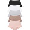 Victoria's Secret Pink Cotton Boyshort Panty Pack, intimo da donna (XS-XXL), Assortito, Small