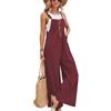 FULOOE Salopette da donna pantaloni da lavoro Baggy Casual Pantaloni Donna Tuta Larghi con Tasche