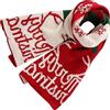 LUVDECO Inverno Maglia Sciarpa Natale Unisex Caldo Donna Sciarpa Rosso Caldo Sciarpa Verde per Donna Uomo Sciarpe InvernoCaldi Lungo Grande Spesse Maglia Sciarpa Natale per Regalo Collo (Red)