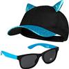 CityComfort Cappellino Baseball Regolabile e Protezione UV Occhiali da Sole Bambina Set