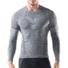 Iron-Ic - T-Shirt Uomo Maniche Lunghe Melange Seamless Termica THERMIC Traspirante e Leggera con Fitting Slim Compression - Art. 201659