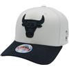 Mitchell & Ness NBA Cool Grey Pop Visor Classic Red Snapback