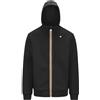 K-Way Felpa Rainer Spacer Kway K2141DW Colore Nero USY TG XXL