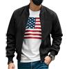 Oanviso Giubbotto Bomber Uomo Invernale Caldo Antivento Lavoro Giacca Stile Aviatore Giubbino Sportivo Mezza Stagione Giaccone Camoscio Morbido Casual Parka