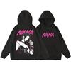 Gooyeh Felpa con cappuccio Osaki Nana Anime Osaki Nana Cosplay Pullover | Felpa Osaki Nana, felpa con cappuccio retrò nera, pullover allentato con stampa anime