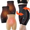 GANDUS Pantaloncini Modellanti riparatori in Fibra ionica di Seta ghiacciata, Body disintossicante e Controllo della Pancia brucia Grassi con ioni Negativi di Ossigeno (One Size,3*D)